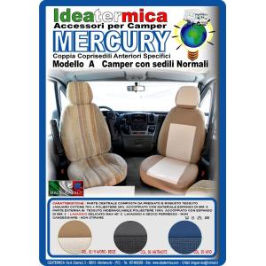 COPRISEDILI FODERE IN TESSUTO MOD. MERCURY "A" ANTRACITE COPPIA