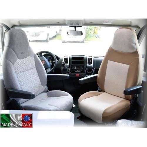 COPRISEDILI FODERE IN TESSUTO MOD. MERCURY "B" BEIGE COPPIA SEDILI INTEGRALI SENZA CINTURA INTEGRATA