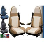 COPRISEDILI FODERE IN TESSUTO MOD. MERCURY "C" ANTRACITE COPPIA SEDILI INTEGRALI CON CINTURA INTEGRATA