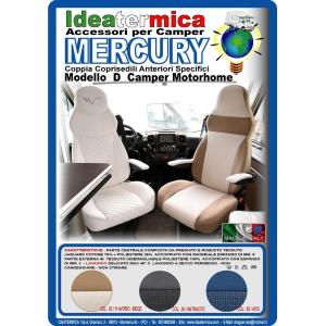 COPRISEDILI FODERE IN TESSUTO MOD. MERCURY "D" ANTRACITE COPPIA SEDILI INTEGRALI CON CINTURA INTEGRATA