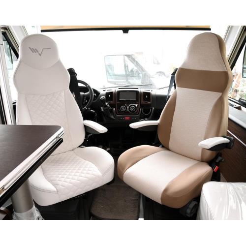 COPRISEDILI FODERE IN TESSUTO MOD. MERCURY "D" ANTRACITE COPPIA SEDILI INTEGRALI CON CINTURA INTEGRATA