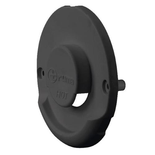 COPERCHIO RICAMBIO PER CAMINO INSTALLAZIONE A PARETE PER STUFA COMBI NERO