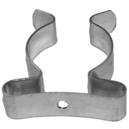 CLIP ACCIAIO PER TUBO IN GOMMA ALDE