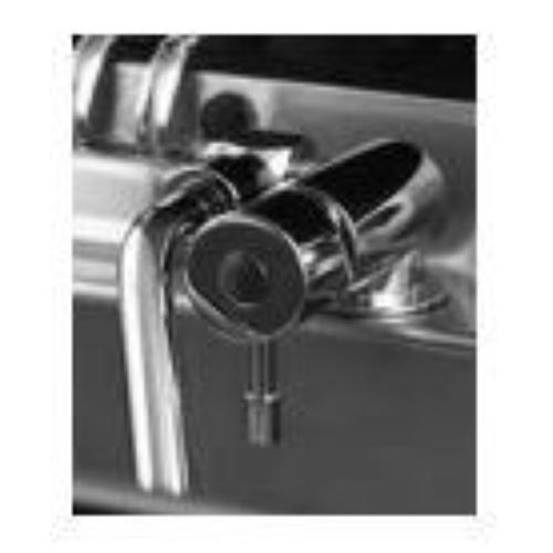 MISCELATORE MONOCOMANDO CANNA ABBATTIBILE 32/38 MM. IN OTTONE