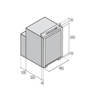 FRIGORIFERO TRIVALENTE DA INCASSO VTR5060DG