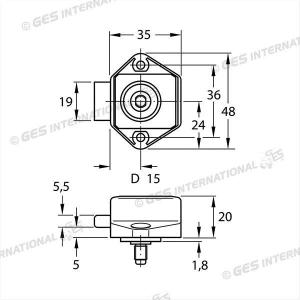 MINI PUSH-LOCK UNILATERALE MARRONE