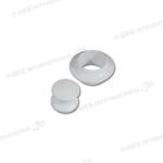 ROSETTA+PULSANTE PER PUSH-LOCK BIANCA