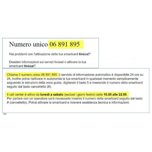 DECODER SATELLITARE TIVUSAT AD ALTA DEFINIZIONE SAT270