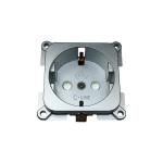 PRESA 230V SCHUKO SENZA COPERCHIO ARGENTO