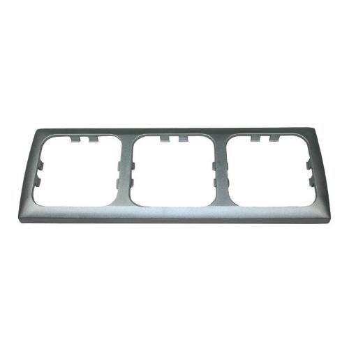CORNICE A TRE MODULI ARGENTO