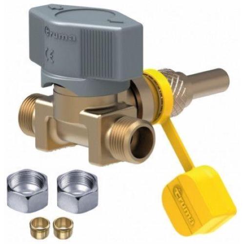 VALVOLA AKV8 A T 8MM + INNESTO RAPIDO