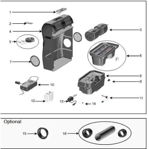 TAPPO DI SCARICO PER RAFFRESCATORE PORTATILE MY VIESA