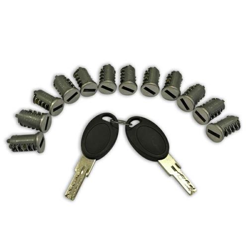 COPPIA CHIAVI CON 10 CILINDRI HSC