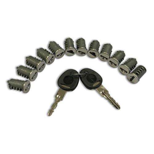 COPPIA CHIAVI CON 10 CILINDRI NEW SYSTEM