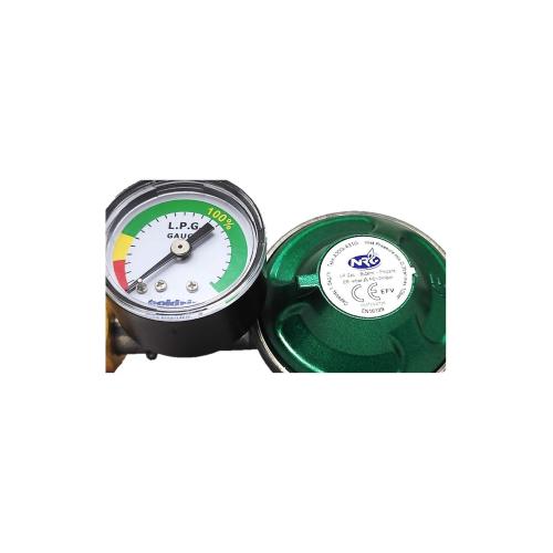 REGOLATORE BASSA PRESSIONE 1.5KG 29MBAR CON INDICATORE DI LIVELLO E VALVOLA DI SICUREZZA