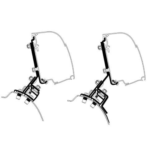 STAFFE PER THULE ADAPTER 4900/4200/5200 MINI VAN PSA FIXED