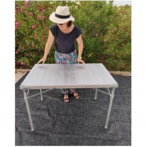 TAVOLO FLEX ALLUMINIO PIEGHEVOLE 130X70
