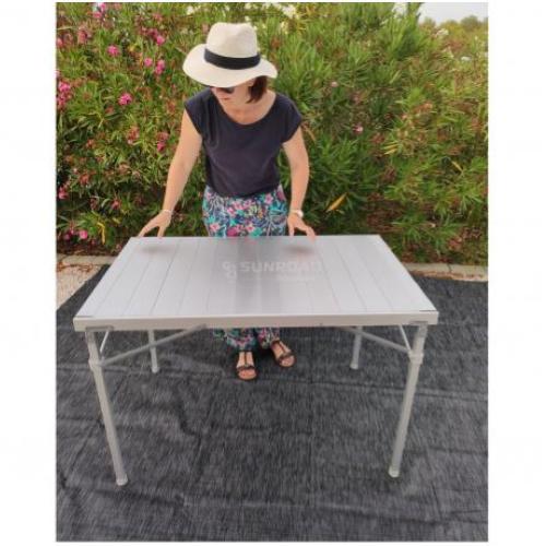 TAVOLO FLEX ALLUMINIO PIEGHEVOLE 130X70