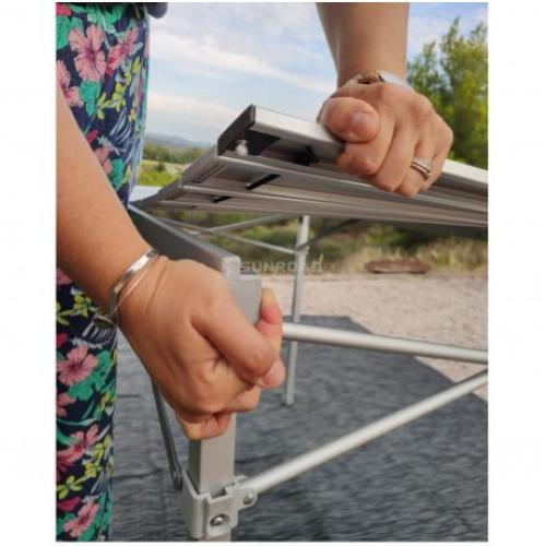 TAVOLO FLEX ALLUMINIO PIEGHEVOLE 130X70