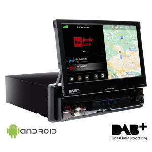 AUTORADIO MULTIMEDIALE CON NAVIGATORE 1DIN M-AN6560+ANTENNA DAB