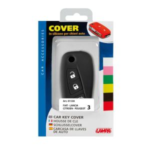 COVER IN SILICONE PER CHIAVE FIAT, CITROEN, LANCIA, PEUGEOT TIPO 3