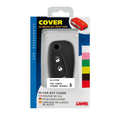 COVER IN SILICONE PER CHIAVE FIAT, CITROEN, LANCIA, PEUGEOT TIPO 3