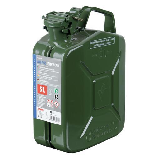 TANICA PER CARBURANTE TIPO MILITARE IN METALLO 5LT
