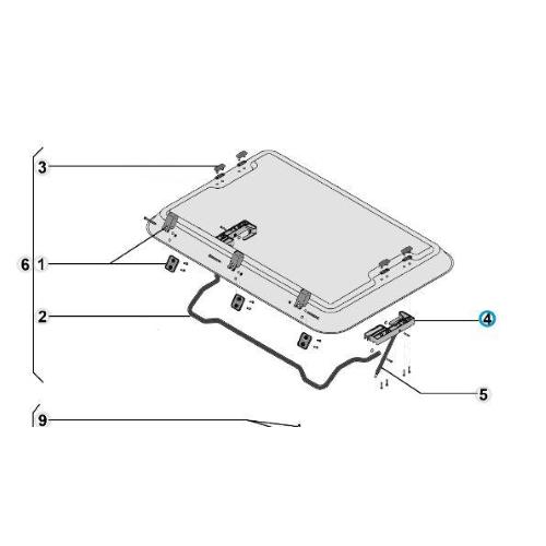 HEKI 2 BASE CON MANIGLIA COPPIA PART.4 4460000086 R117.524