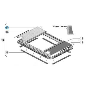 HEKI 2 ZANZARIERA CON RULLO GRIGIO PART.11 4460000098 R117.515