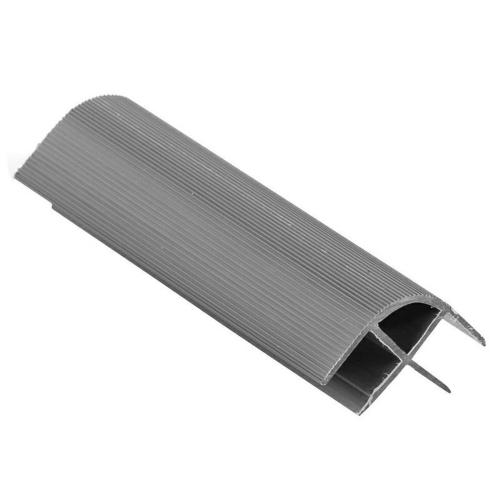 PROFILO IN PVC ANGOLARE PER PANNELLI DA 12MM GRIGIO 2200MM