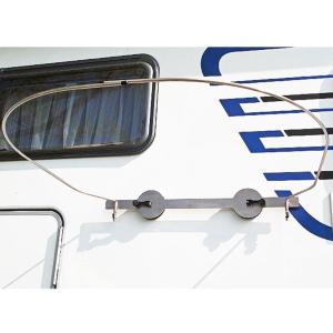 TENDA DOCCIA SUPPORTO DA FISSARE A PARETE TRAMITE VENTOSE