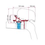 STAFFE PER F80/F65 ADAPTER SPRINTER/CRAFTERMAN TGE ROOF RAIL DOPO IL 2017 98655Z036