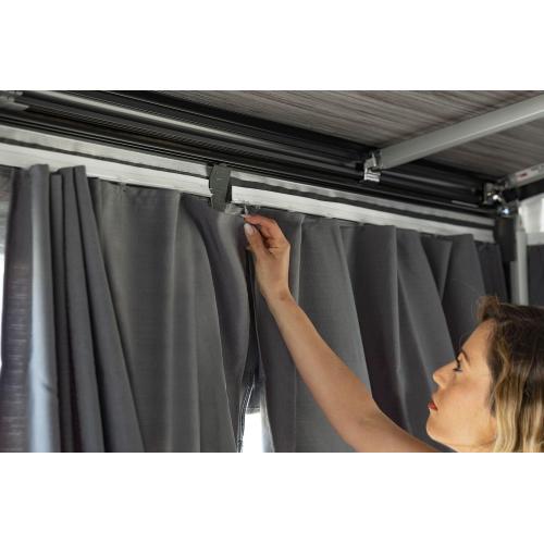 KIT TENDINE CURTAINS KIT DARK GREY 2PZ 08761-01-