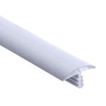 BORDO IN PVC A T GRIGIO 16MM