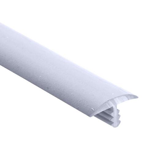 BORDO IN PVC A T GRIGIO 16MM