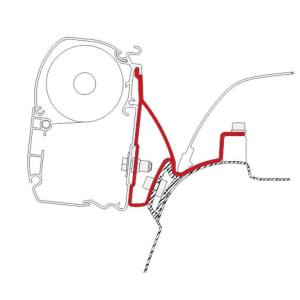 TENDALINO F45S 260 ROYAL GREY TITANIUM VW T5/T6 CALIFORNIA 06290E01R