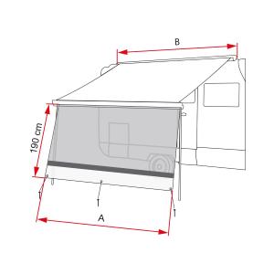 PARETE FRONTALE PER TENDALINI SUN VIEW XL 425 08184-07-