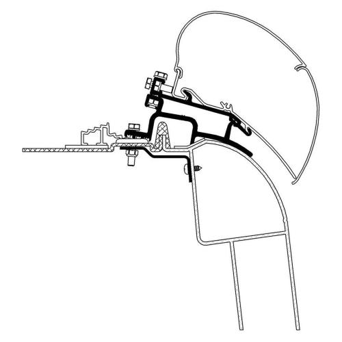 STAFFE PER THULE ADAPTER 6200/6300/6900/9200 MASTER MOVANO 1998-2010