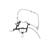 STAFFE PER THULE ADAPTER 6200/6300/6900/9200 SPRINTER CRAFTER DAL 2006 AL 2011