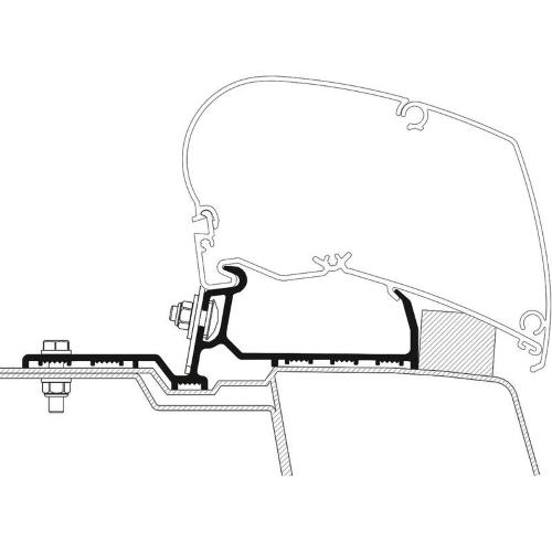 STAFFE PER THULE ADAPTER 6200/6300/6900/9200 MASTER MOVANO DAL 2021