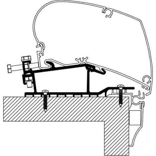 STAFFE PER THULE ADAPTER 6200/6300/6900/9200 HOBBY CARAVAN DAL 2009