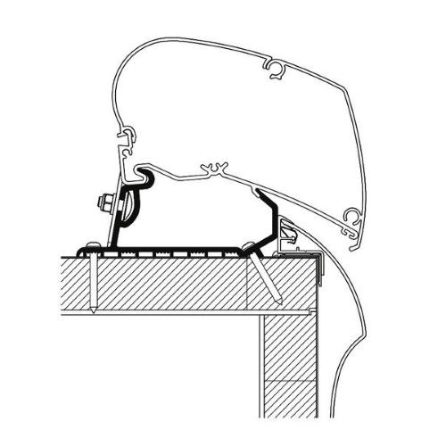 STAFFE PER THULE ADAPTER 6200/6300/6900/9200 HOBBY OPTIMA LED DELUXE/PREMIUM