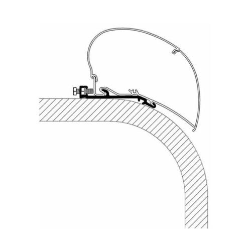 STAFFE PER THULE ADAPTER 6200/6300/6900/9200 MONTAGGIO TETTO PIANO 350CM
