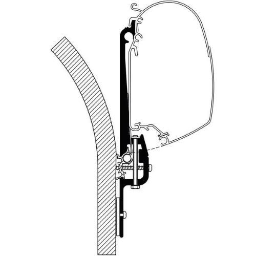 STAFFE PER THULE ADAPTER 4900/4200/5200 ERIBA TOURING FINO AL 2007