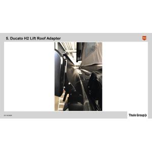 STAFFE PER THULE ADAPTER 4900/4200/5200 DUCATO H2 DAL 2006 LIFT ROOF 375CM