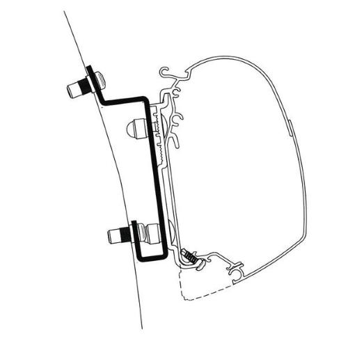 STAFFE PER THULE ADAPTER 4900/4200/5200 FORD TRANSIT H3 DAL 2014