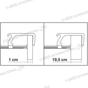 STENDI BIANCHERIA TELESCOPICO PER FINESTRE CAMPER CARAVAN