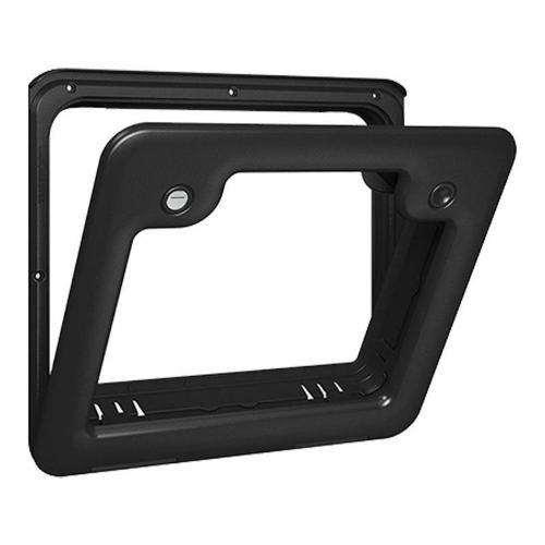 CORNICE SPORTELLO ESTERNO 385X335MM DOOR 3 NERO