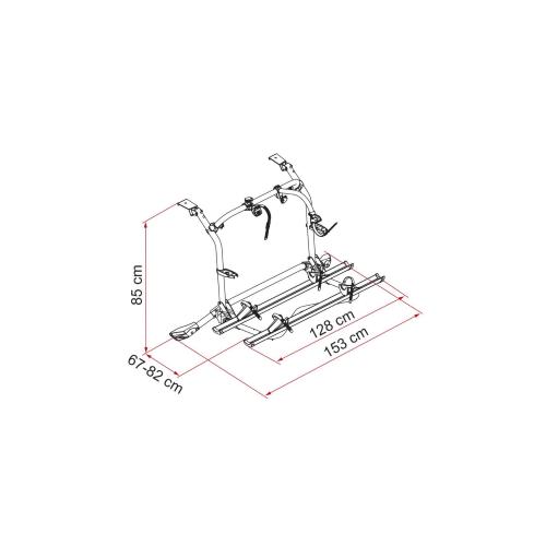 PORTABICI CARRY-BIKE VW T5 PRO DEEP BLACK 02096-71A