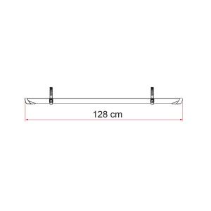 CANALINA PER CARRY-BIKE RAIL PLUS DEEP BLACK 128CM 98656M567